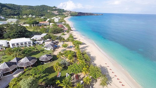 Coyaba Beach Resort, Grenada - Aerial View